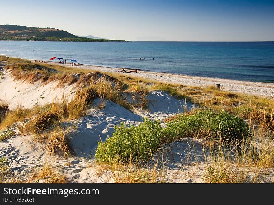 Beautifull beach in Sardinia near Olbia, Italy. Beautifull beach in Sardinia near Olbia, Italy