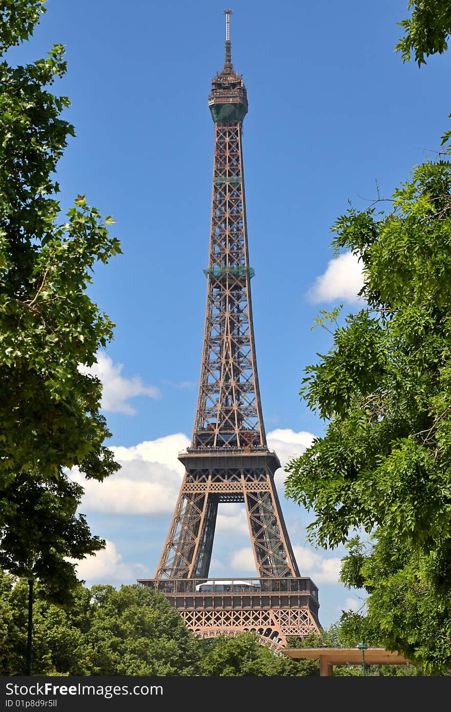 Spring Time Eiffel Tower