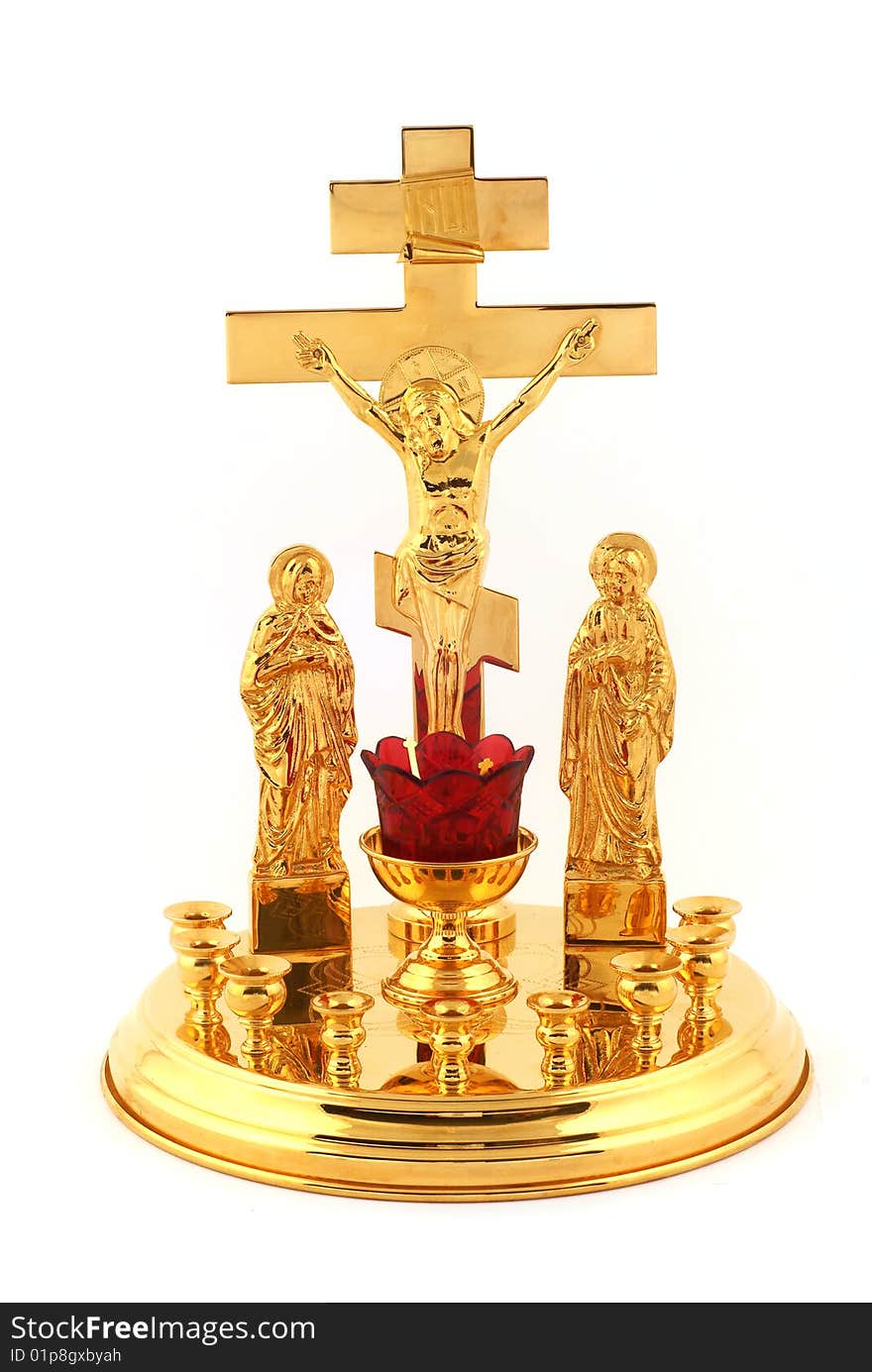 The Christian church candlestick