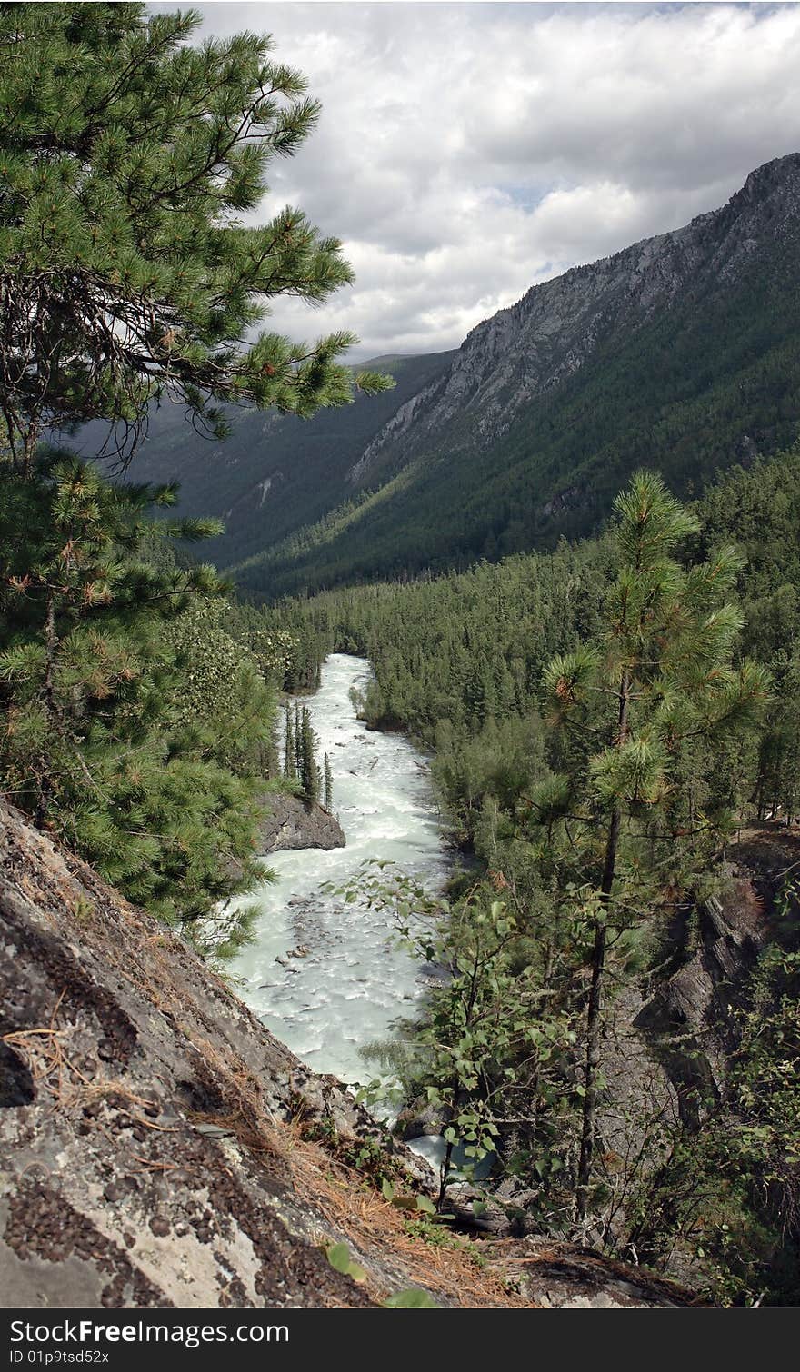 Russia, Mountain Altai, area the Katunsky ridge, a river Kucherla watershed.  . Russia, Mountain Altai, area the Katunsky ridge, a river Kucherla watershed.