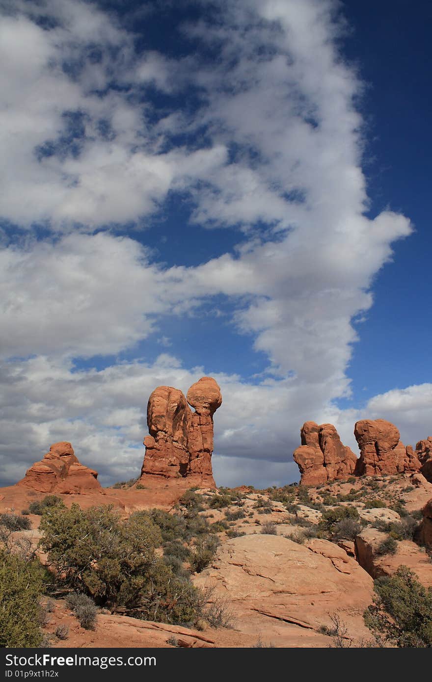 Arches National Park Mushroom rocks