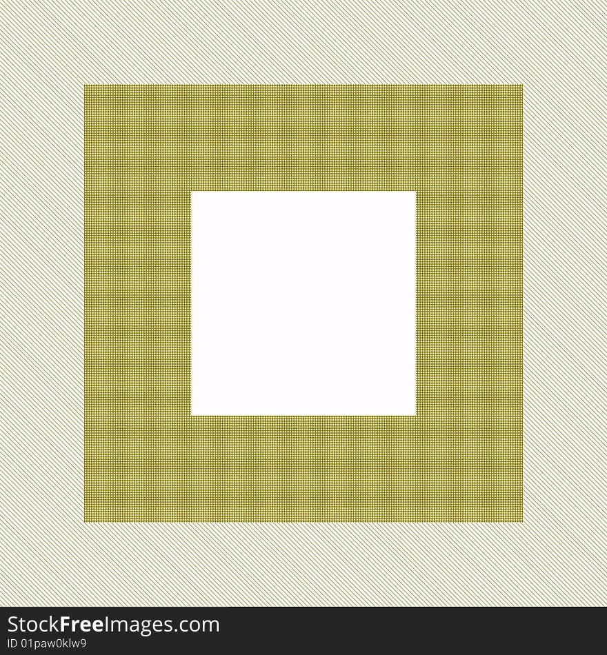 Frame with empty square center in sepia brown colors. Frame with empty square center in sepia brown colors