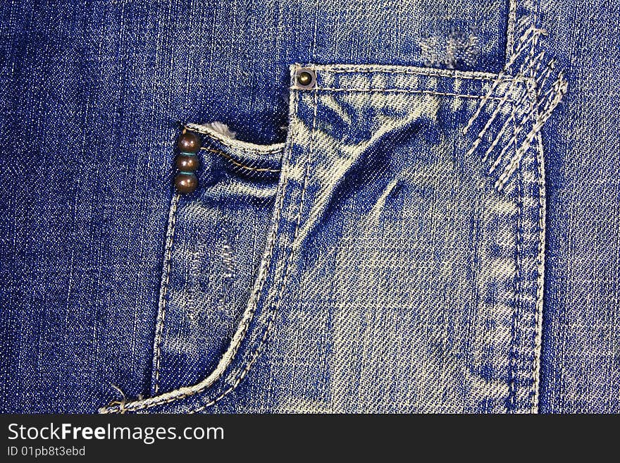Of a particular garment jeans
