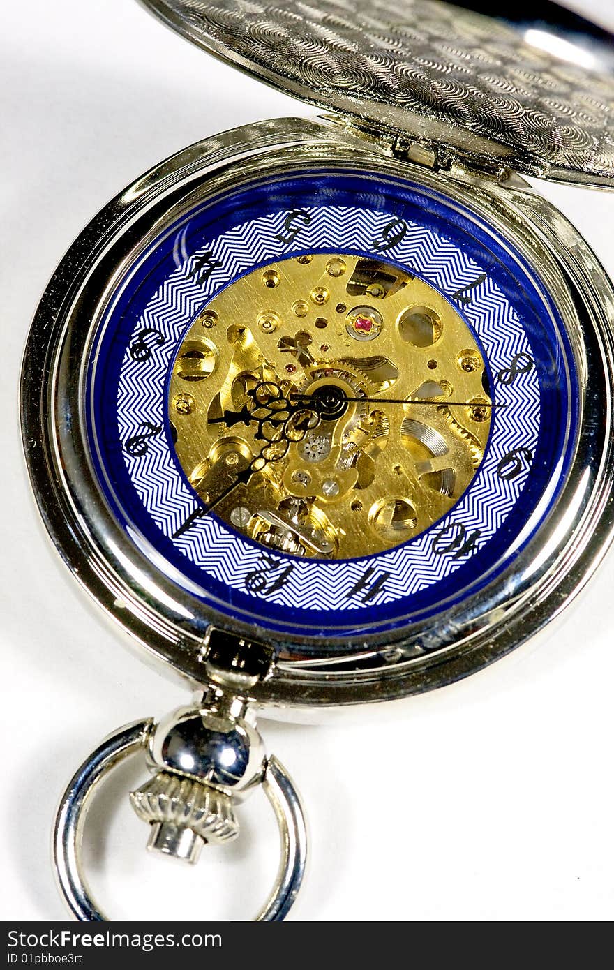 Pocket watch mechanism with a view. Pocket watch mechanism with a view