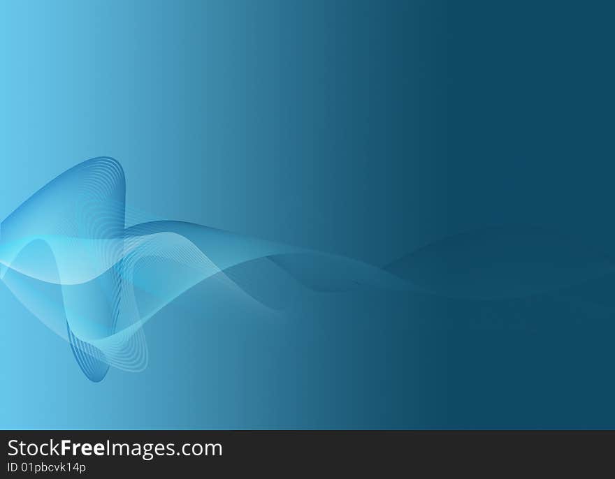 Abstract background in blue, illustration.