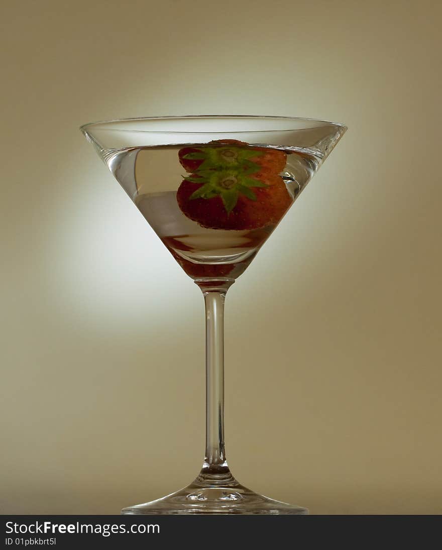 Strawberry cocktail