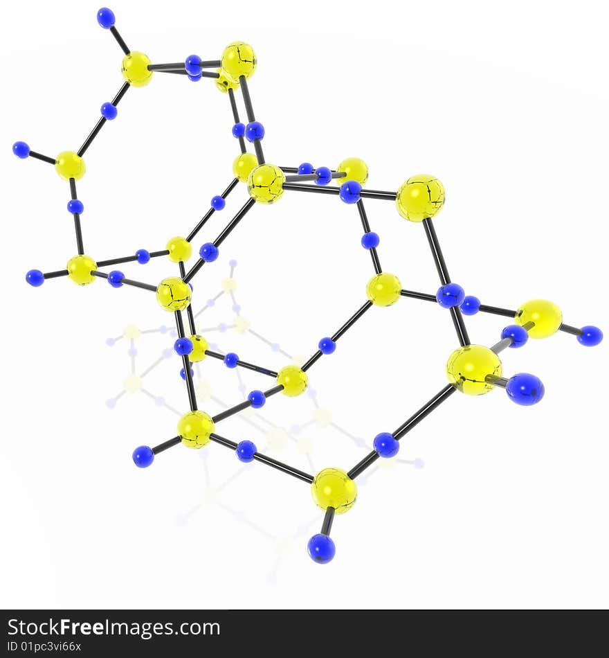 Molecule of an ice