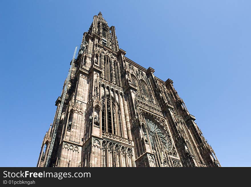 Cathedral in Strasbourg (Alsace/France)