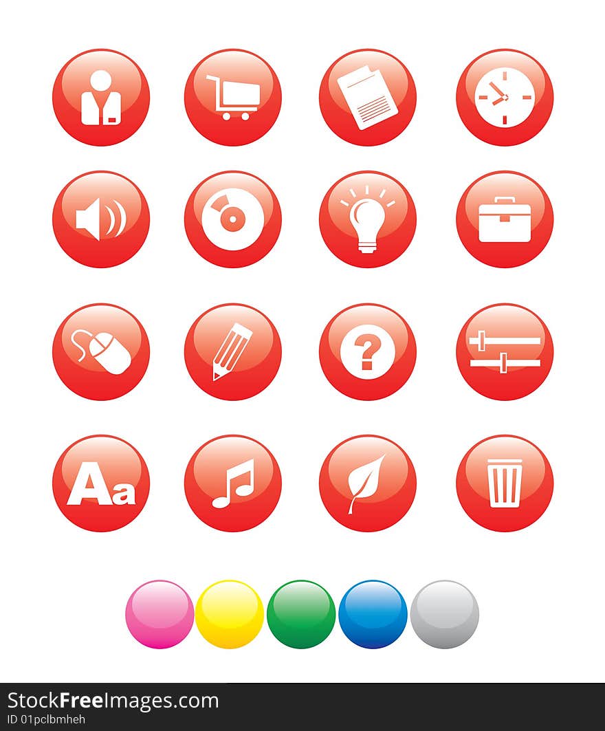 Icons for web, presentation, application. Icons for web, presentation, application