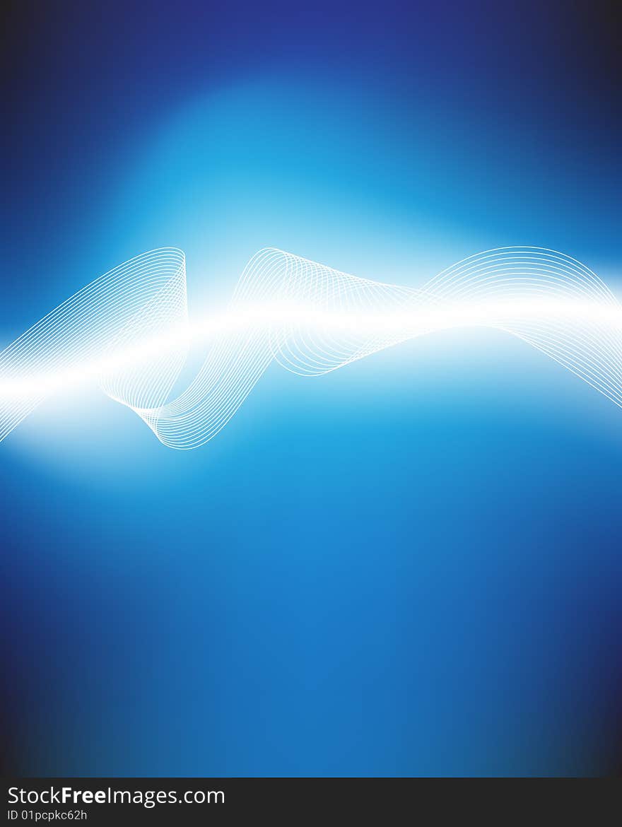 Blue abstract background with place for your text