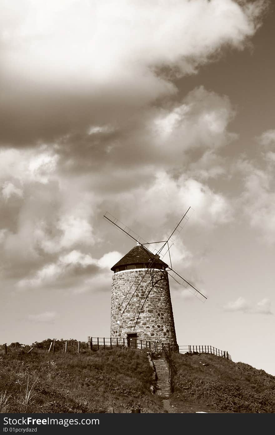 Old, beautiful windmill