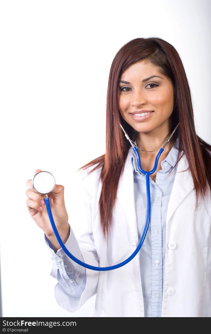 Female doctor in a modern office