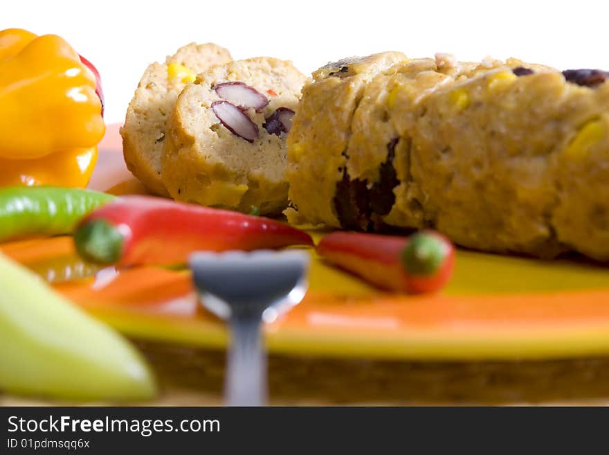 Mexican dumplings in still life. Mexican dumplings in still life