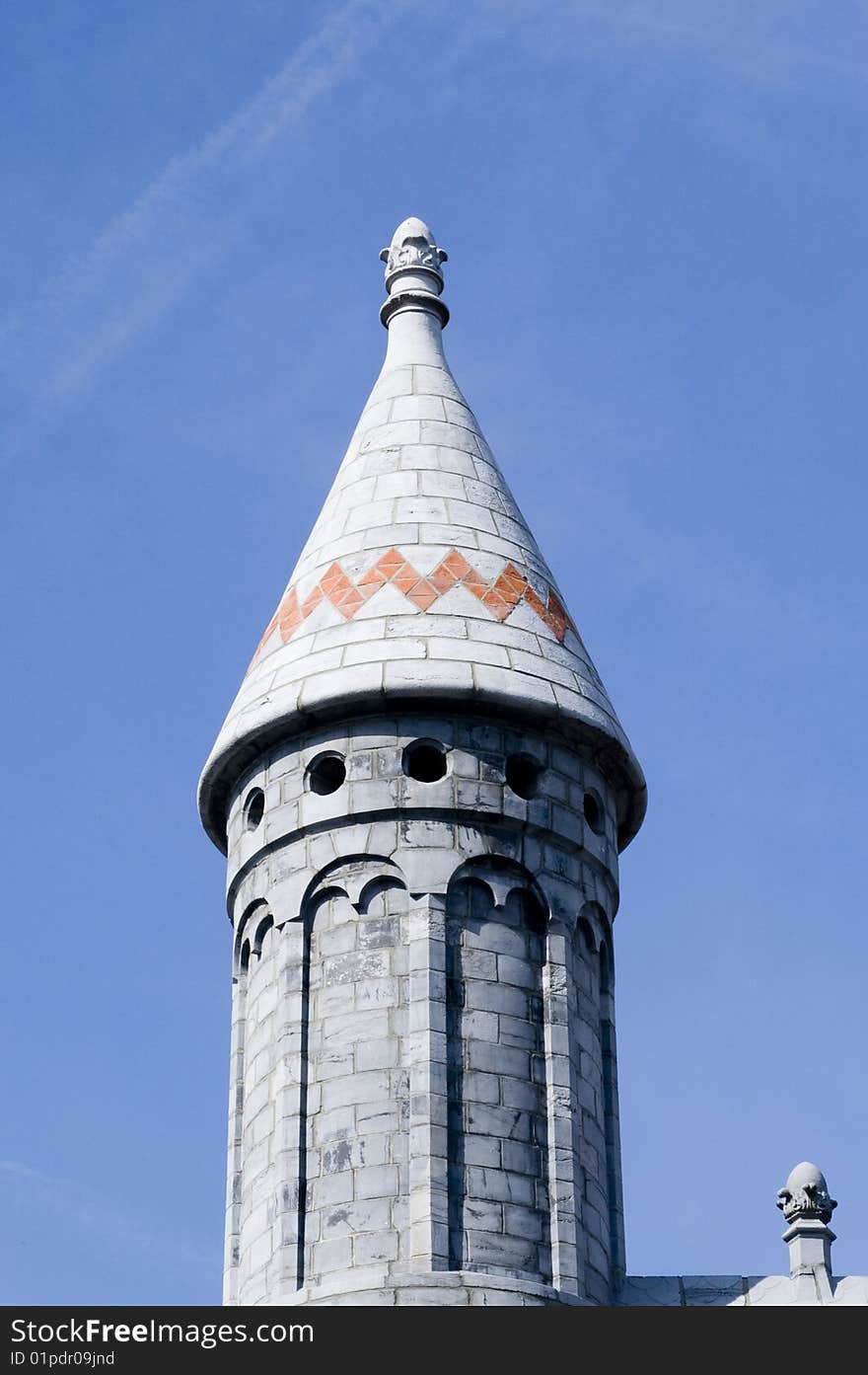 Ramparts along the train line to the central station in Antwerp, Belgium