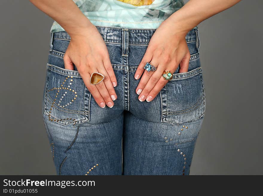 Beautiful rings on model`s hands. Beautiful rings on model`s hands