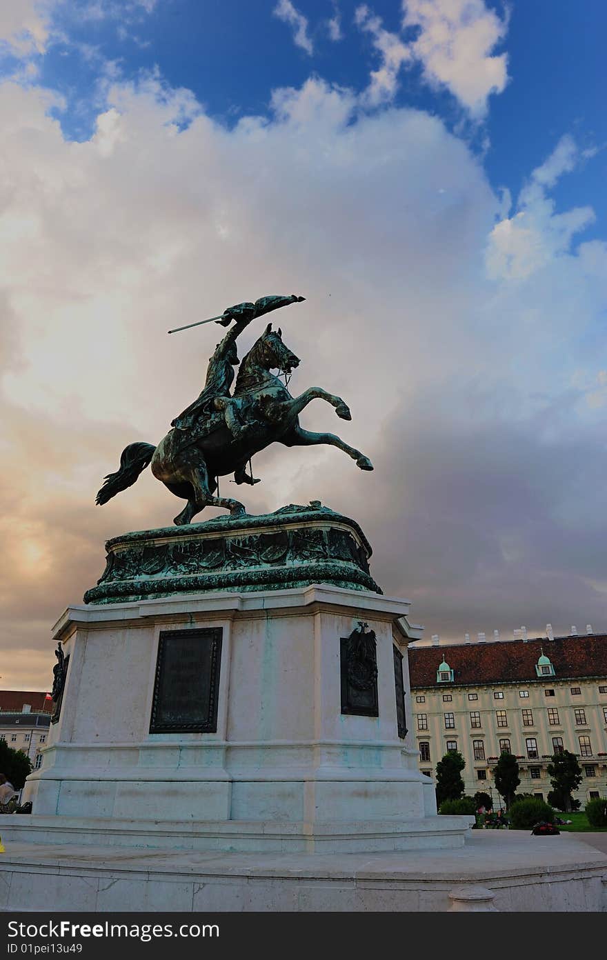 Statue of Hofburg Imperial Palace