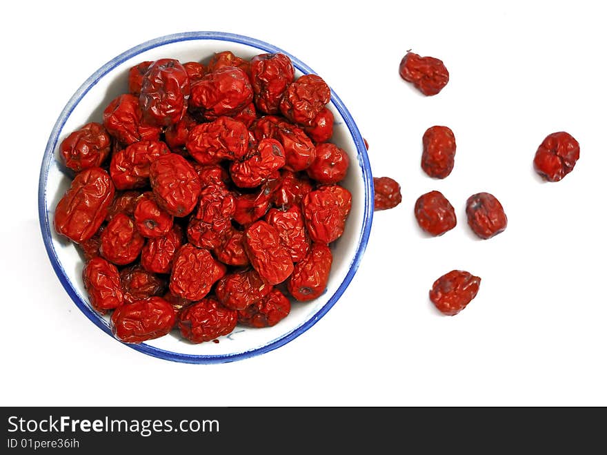 Traditional Chinese Herbs Red Jujube or HongZao. Traditional Chinese Herbs Red Jujube or HongZao