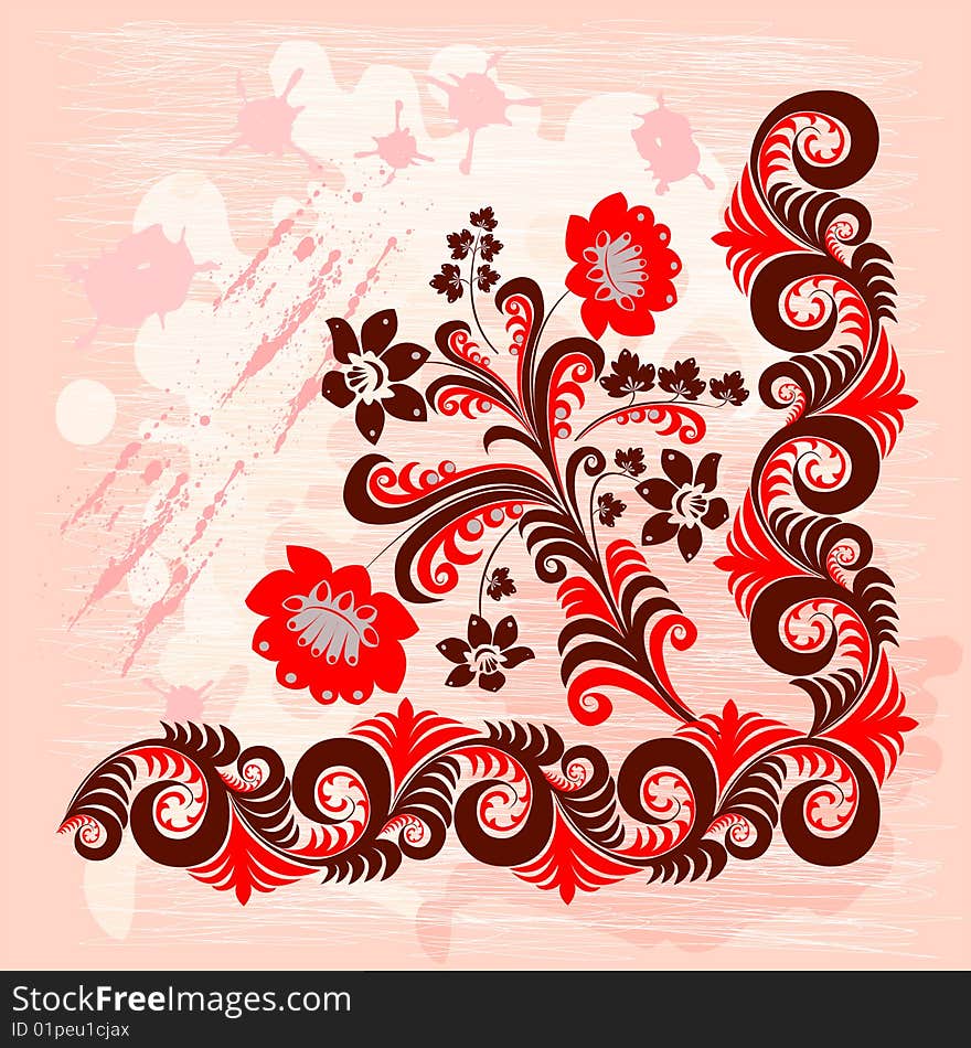 Floral background.