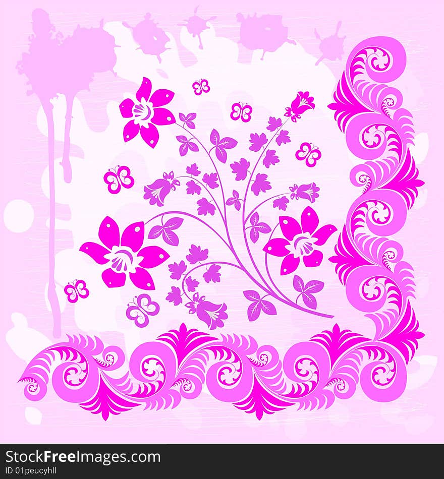 Floral Background.