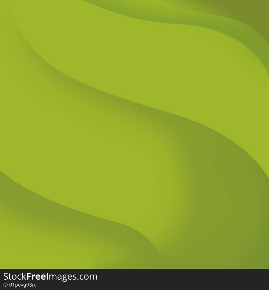 Abstract background in green,  illustration.