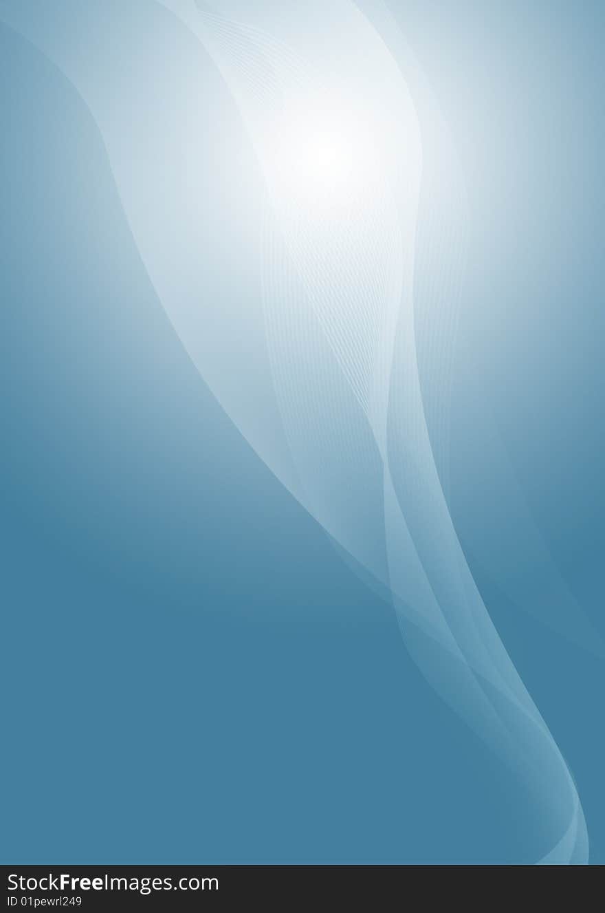 Abstract background in blue,  illustration.