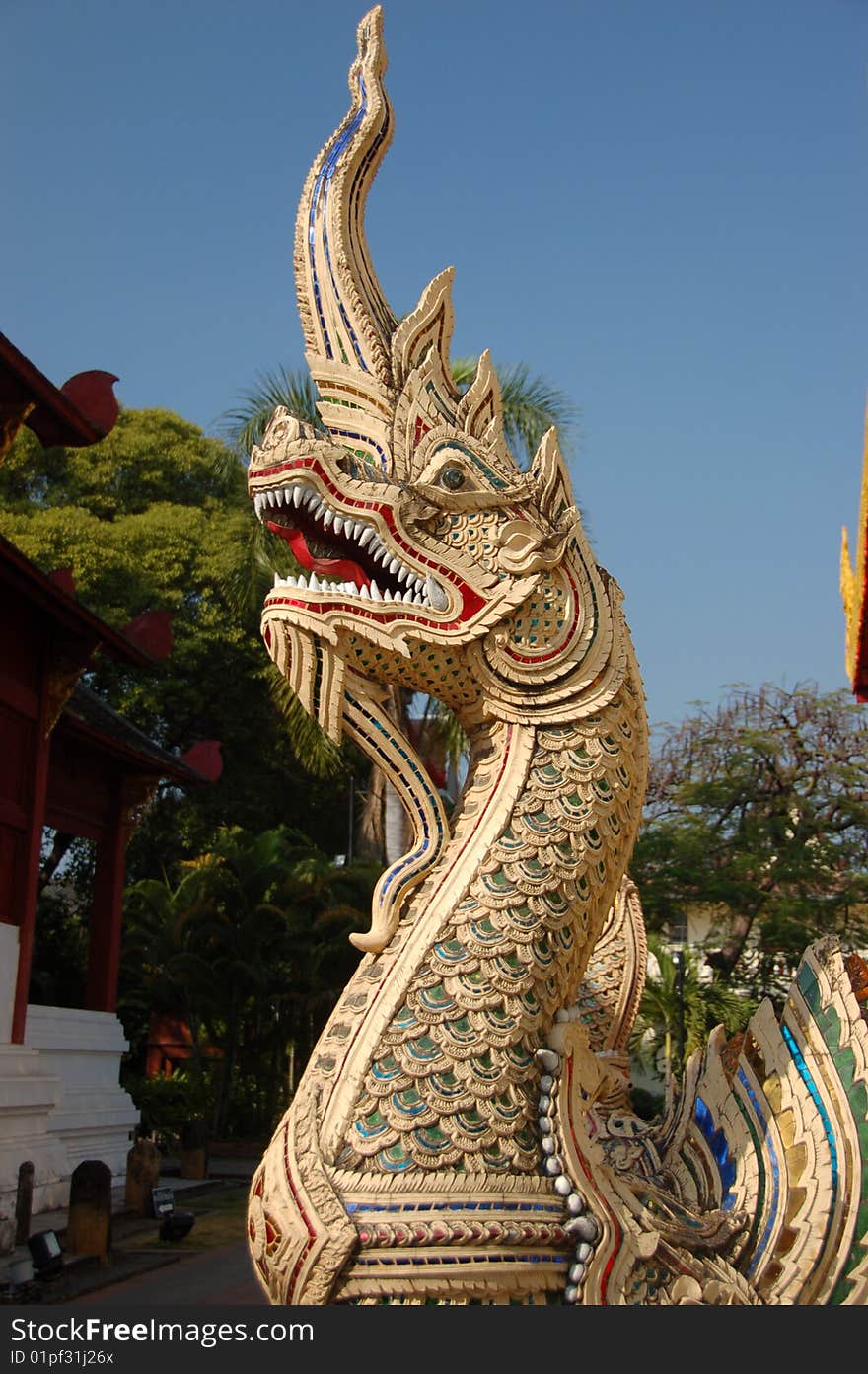 Dragon statue