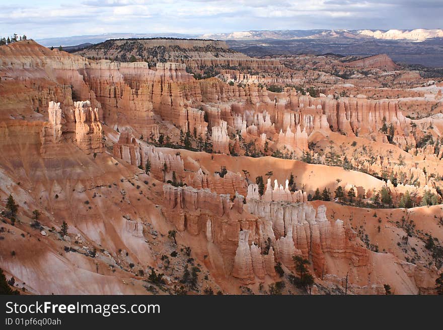 Sunset at the Bryce Canyon