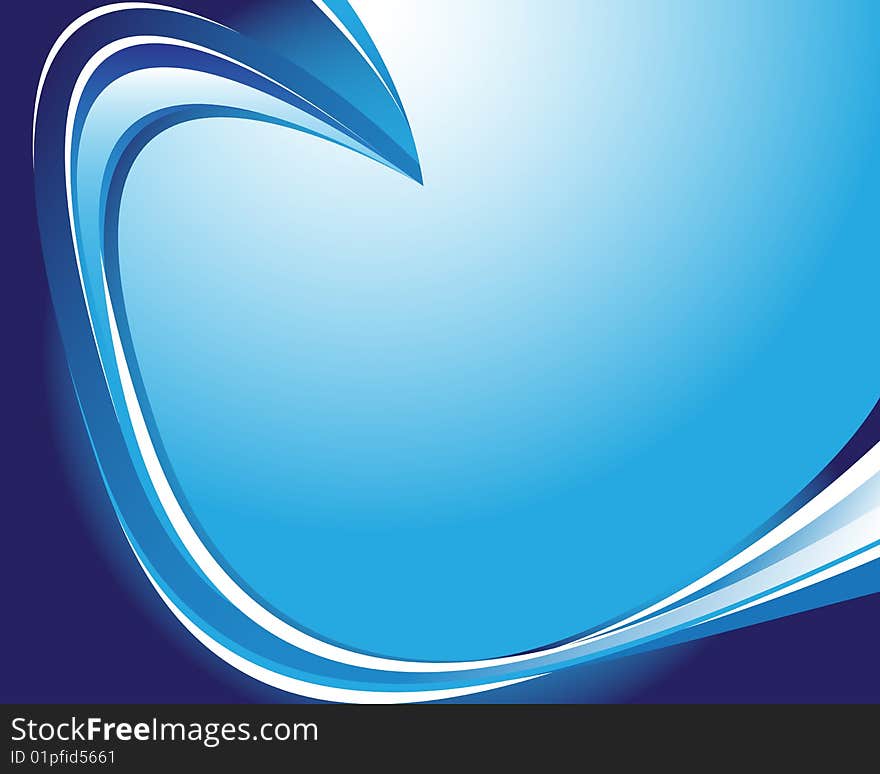 Blue abstract background