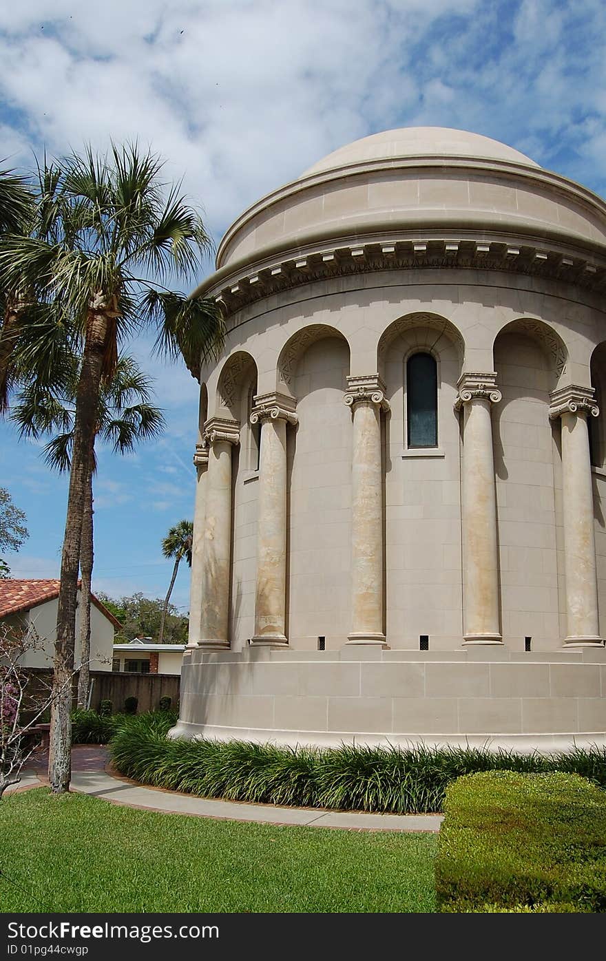 A section of the Memorial Presbyterian Church in St. Augustine, Florida; the first European settlement in present-day United States.