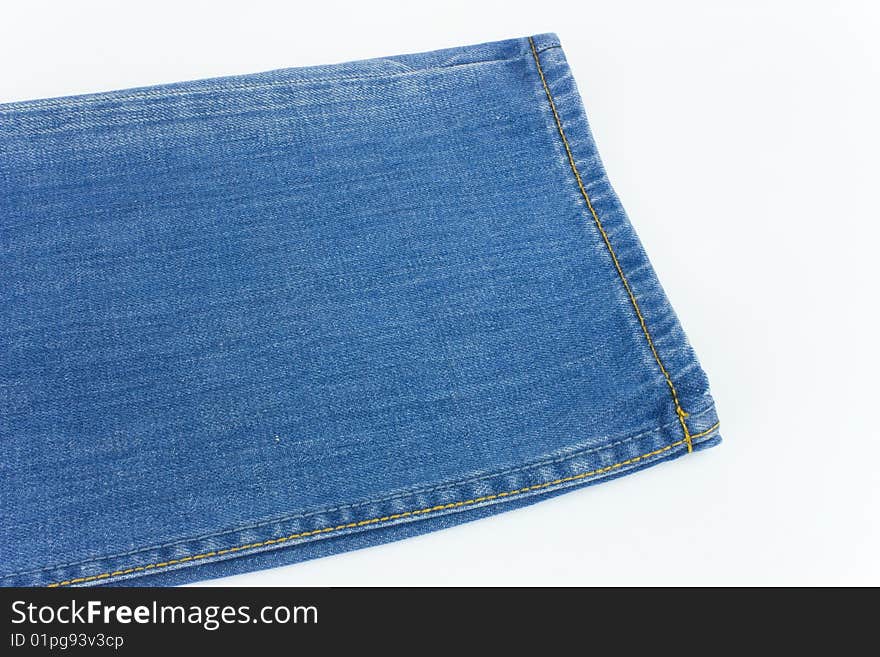 A pair of blue jeans