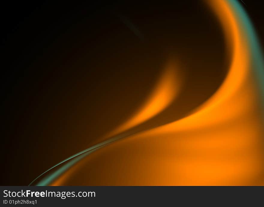 Style design dark background with orange colour