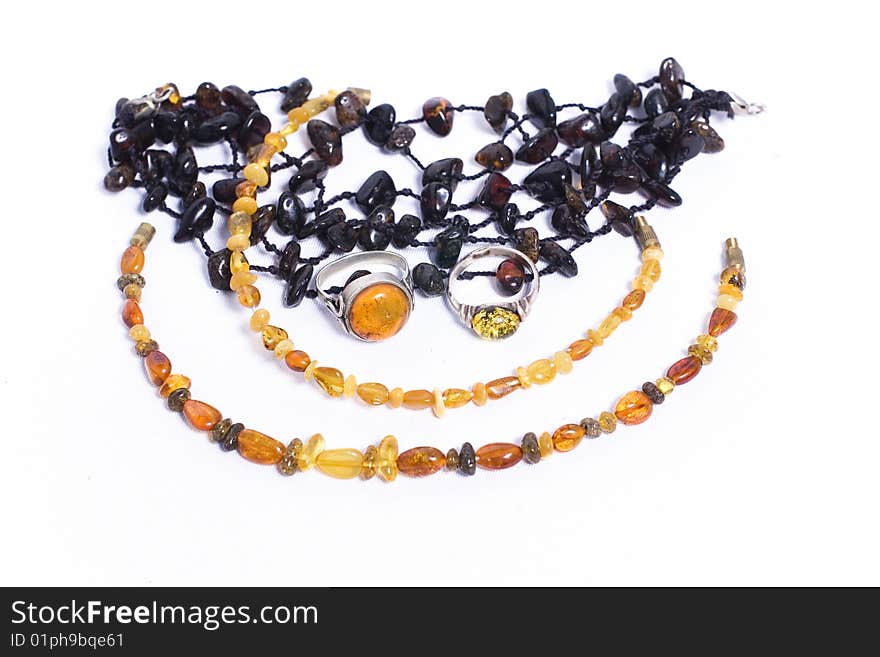 Amber jewelry