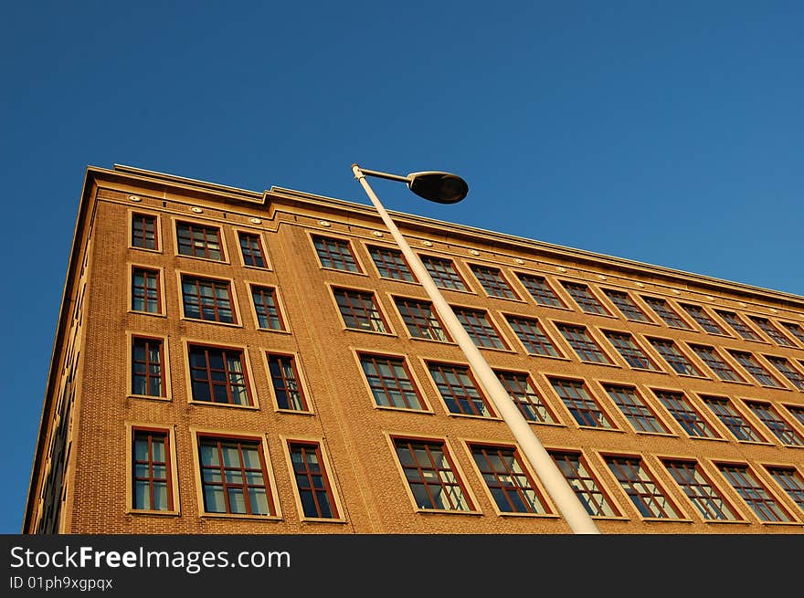 Abstract Office Building with windows