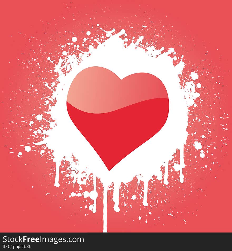 Vector illustration of an heart. Vector illustration of an heart