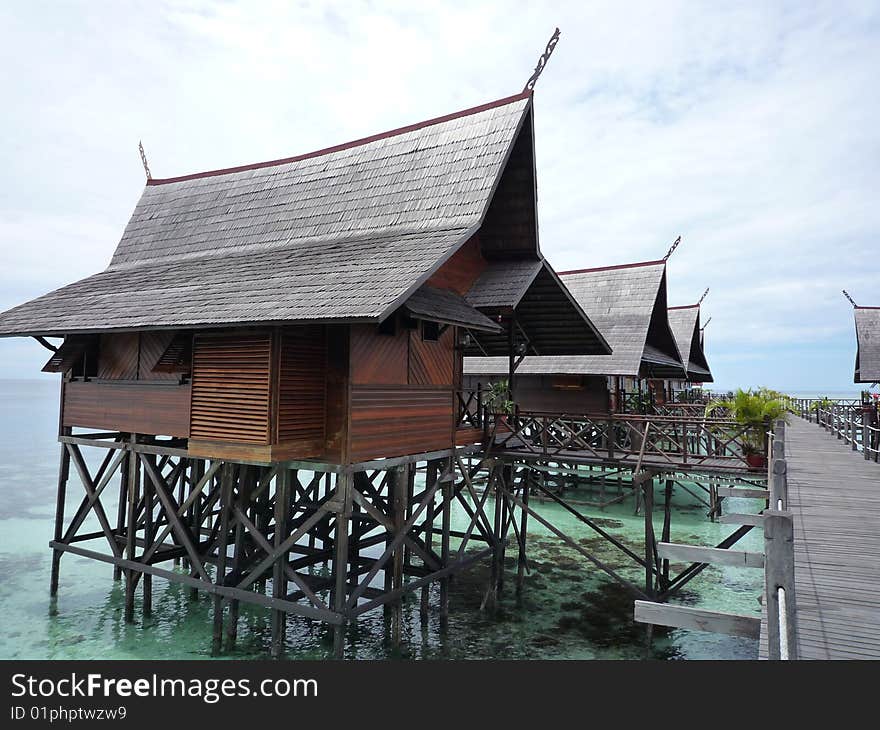 Water Village Resort on Kapalai Island Malaysia