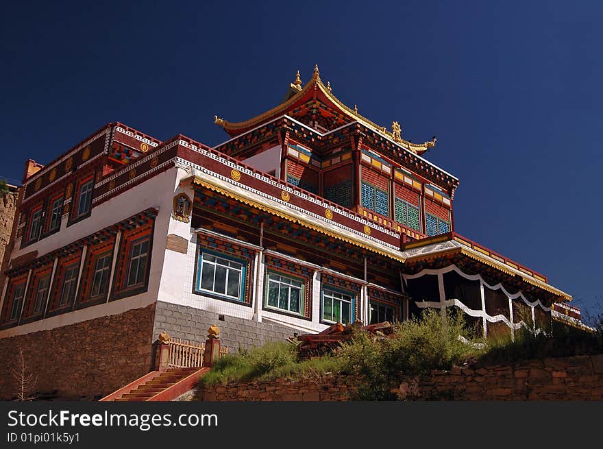 A temple under the sky