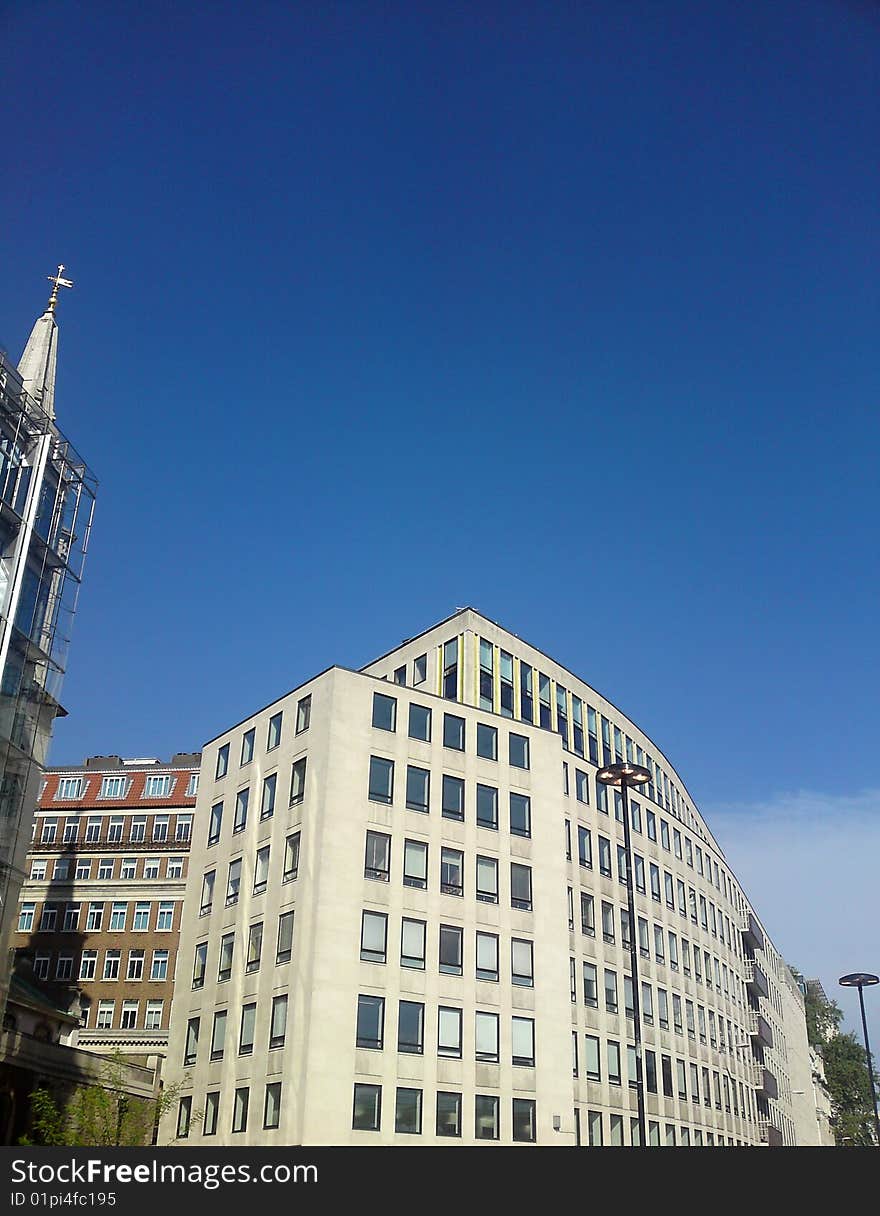 One of the many office buildings in Cheapside in London. One of the many office buildings in Cheapside in London.