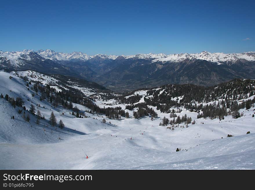 View of the valley