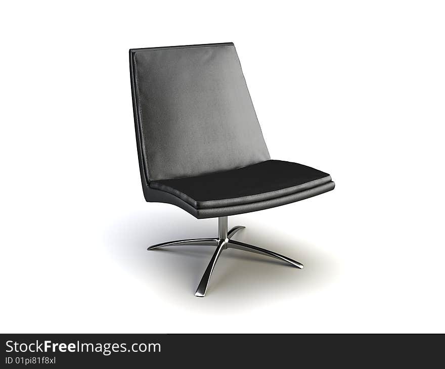 Black modern chair