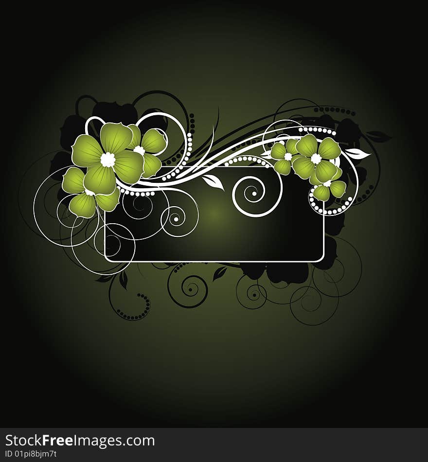 Abstract Floral Background