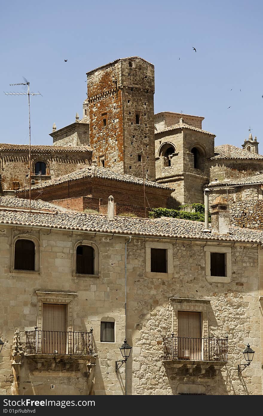 Trujillo medieval city under the Spanish sun. Trujillo medieval city under the Spanish sun.