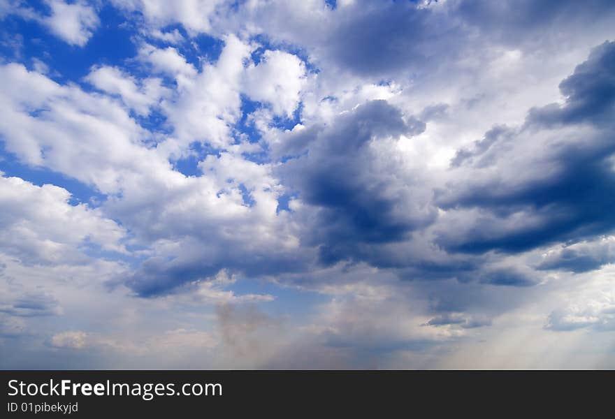 Wide Angle Blue Sky