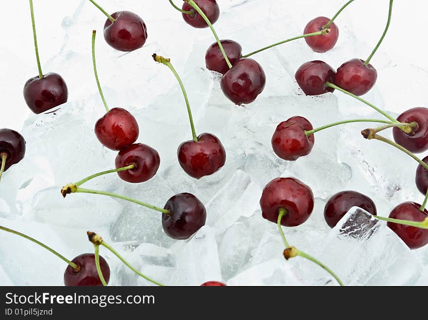 Frozen sweet cherry