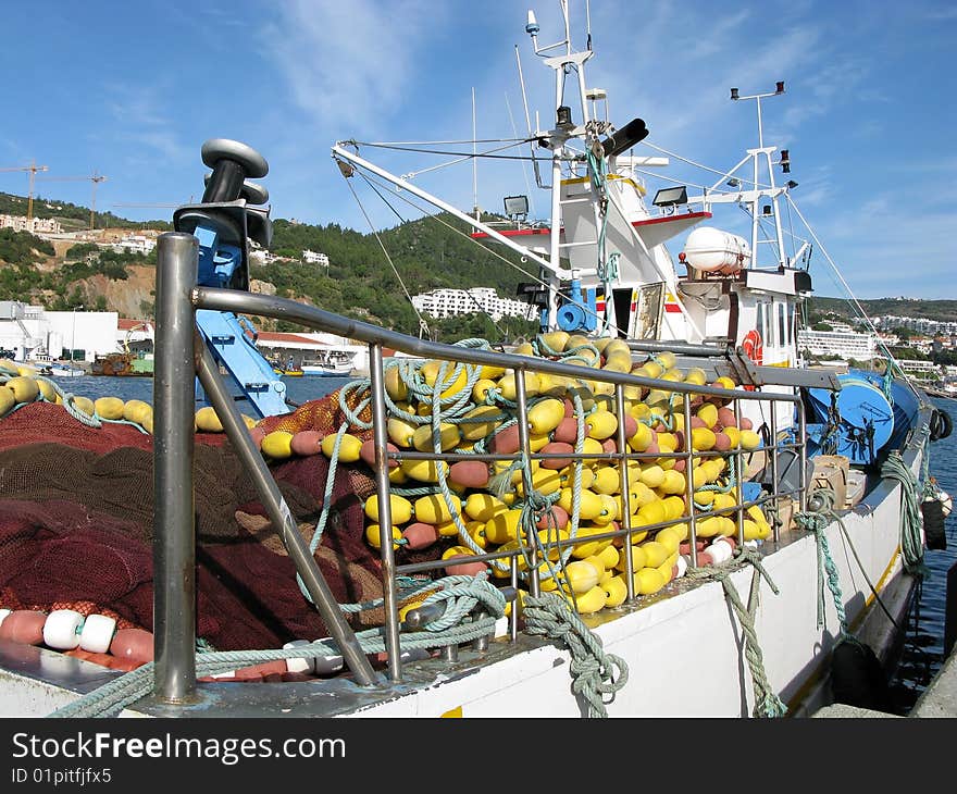 Fishing boat in the port