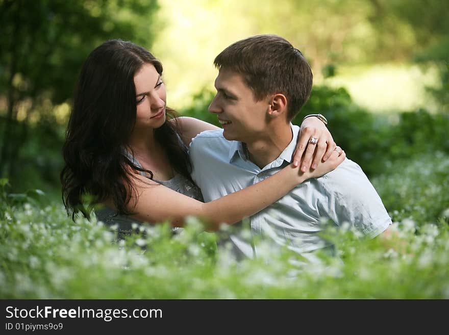 Couple In The Park.