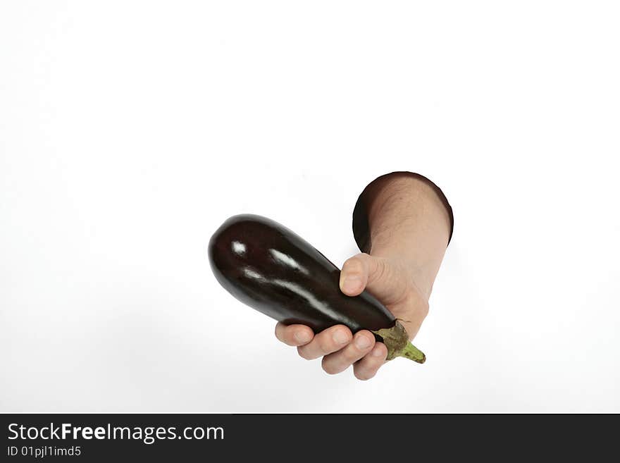 Eggplant In Hand