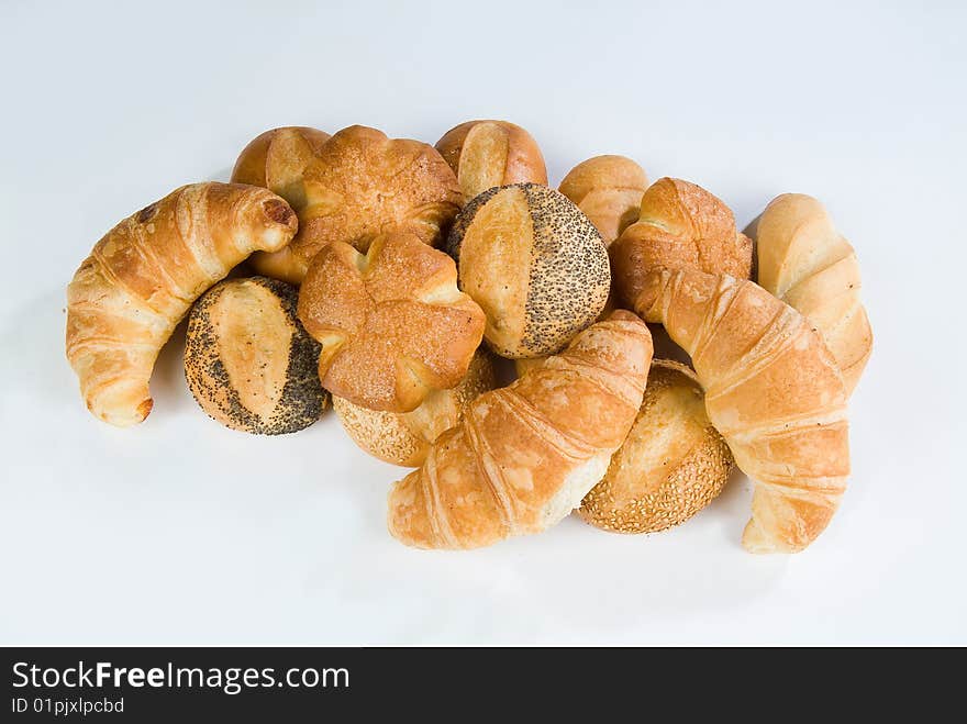 Different kinds of bread and pastry. Different kinds of bread and pastry