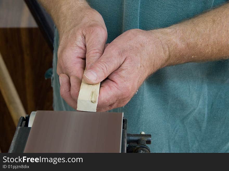 Woodworkers hands