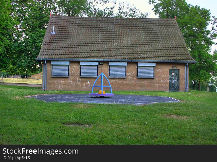 Ugly playground in High dynamic range. Ugly playground in High dynamic range.