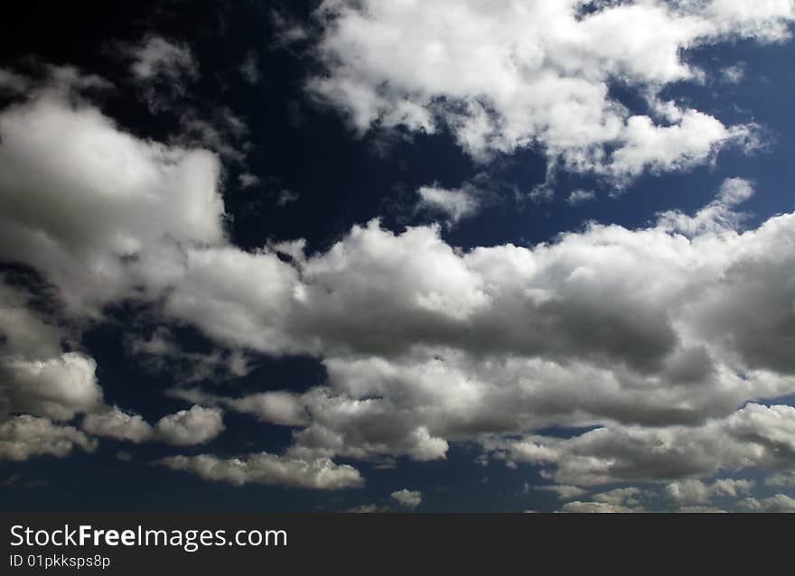 Fluffy clouds